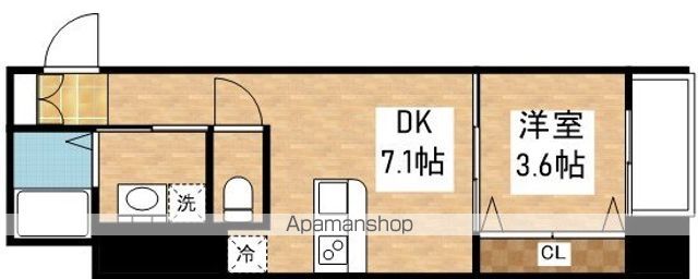 ファーストフィオーレ江坂江の木町パークサイドの間取り写真