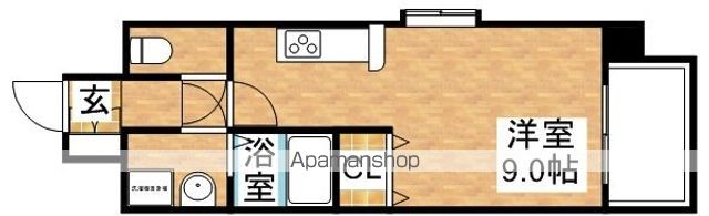 エクセレント上新18の間取り写真