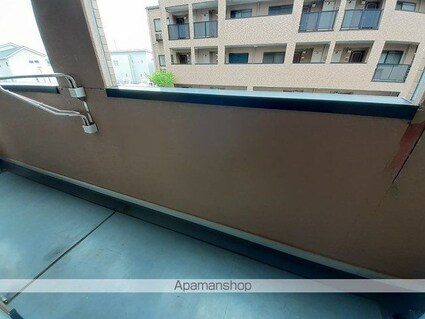 サンライズヴィラひたち野Ａ棟[2LDK/55.71m2]のバルコニー