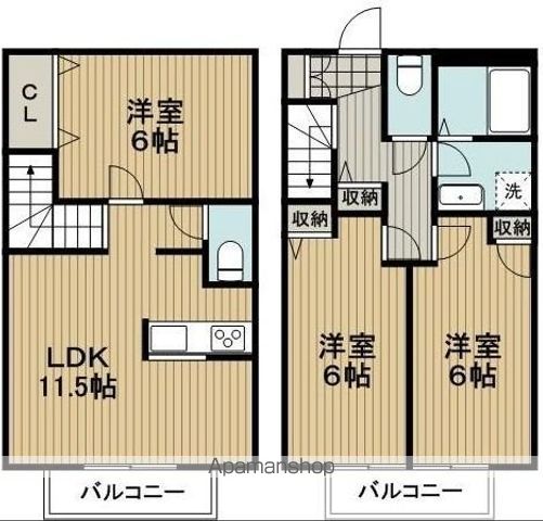 シャトレー武蔵野壱番館の間取り