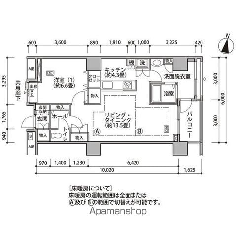 東雲キャナルコートCODAN18号棟の間取り写真