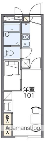 レオパレスとくしま 中前川町の間取り写真