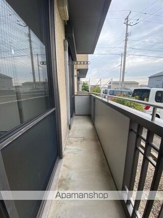 ＹＭハイツ　Ａ・Ｂ・Ｃ棟[2LDK/54.07m2]のバルコニー