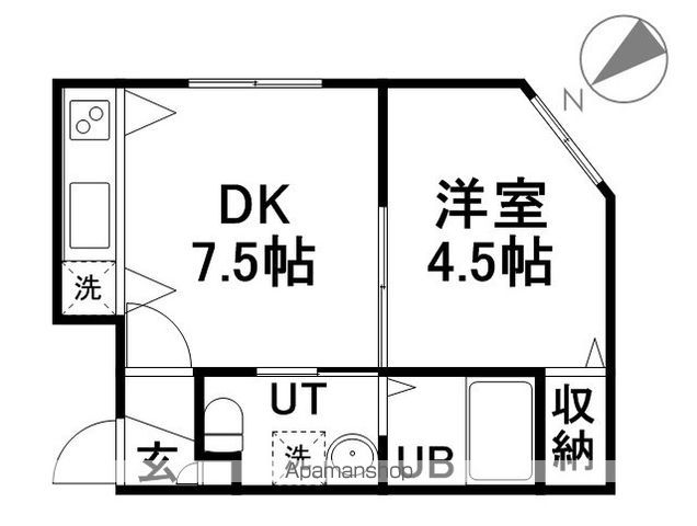 E’S東札幌の間取り写真