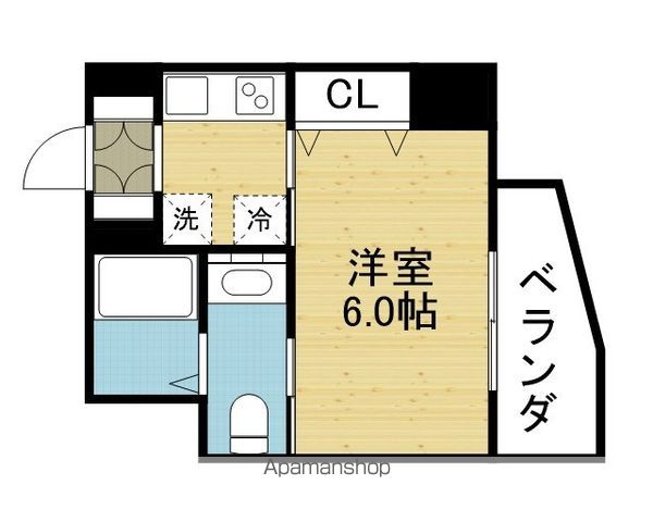 ワールドアイ大阪城EASTアドバンスの間取り写真