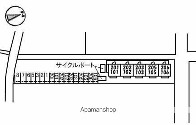 シャーメゾン・ルーチェ 205 ｜ 高知県高知市大津乙1006-1（賃貸アパート1LDK・2階・42.64㎡） その14