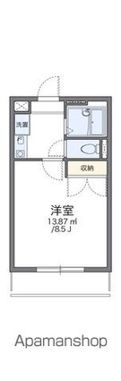 レオパレスエスペランサ[1K/23.18m2]の間取図