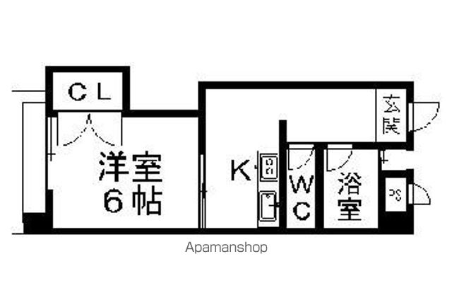 マンション植田の間取り写真