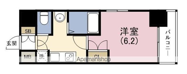 ジュネーゼ梅田北プラウディアの間取り写真