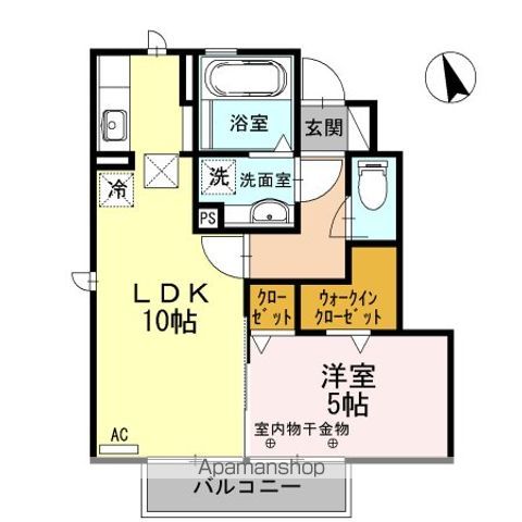 クロスFKの間取り写真