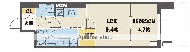 シーズンフラッツ上杉の間取り