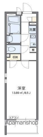 クレイノメゾン東橋本の間取り写真