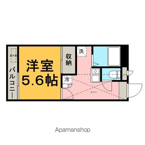 レオパレスシェル　ガーデン 206 ｜ 千葉県鎌ケ谷市東中沢２丁目8-6（賃貸アパート1K・2階・20.28㎡） その15