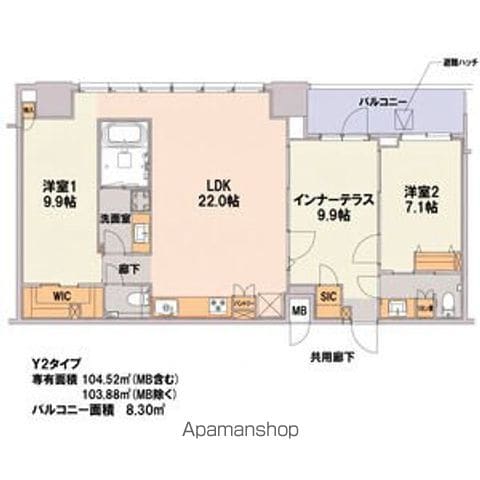 SーRESIDENCE千種BELVIA TOWER(べルヴィアタの間取り写真