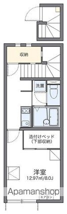 レオネクストスプリングヒル[1K/28.02m2]の間取図