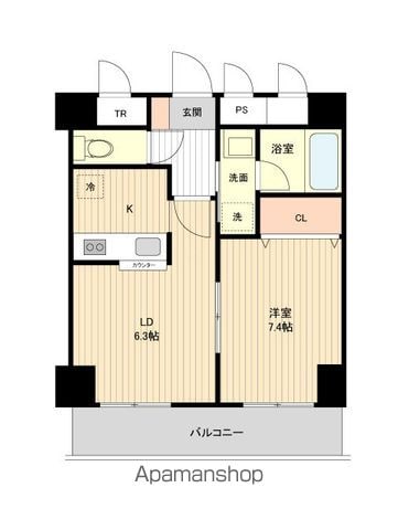 アーバンフラッツ豊平4条の間取り写真