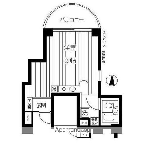 杉並区和田のマンションの間取り