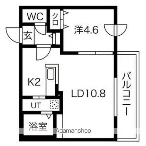 ブランシャールチェレステ宮の森の間取り写真