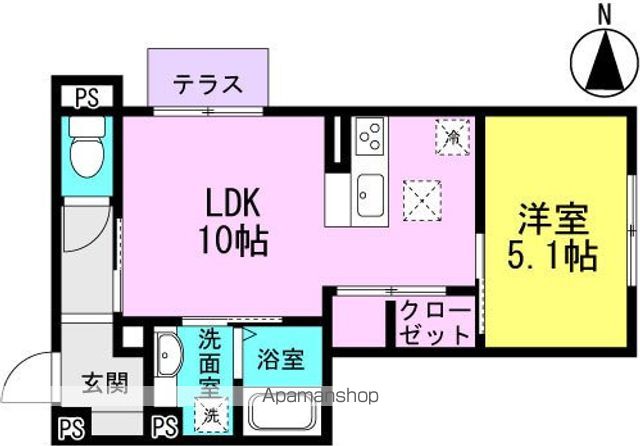 DーROOM WEST PARK 西宮北口の間取り写真