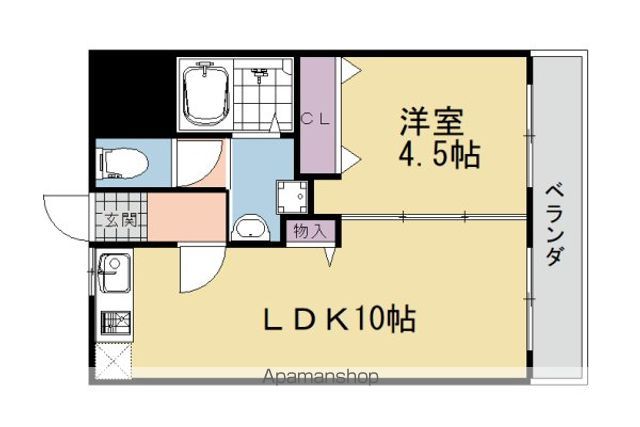 グランブルー宇治の間取り写真