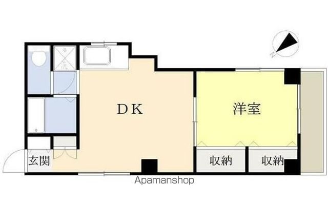 梁山下町ビルの間取り写真