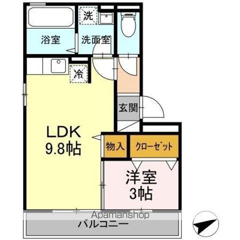寺原サンハイツIIの間取り写真