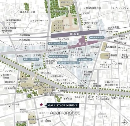 ガーラ・ステージ練馬[1K/25.38m2]の周辺9