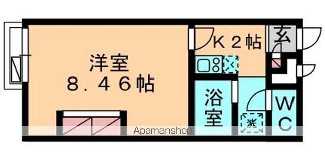 レオパレスフジBの間取り写真