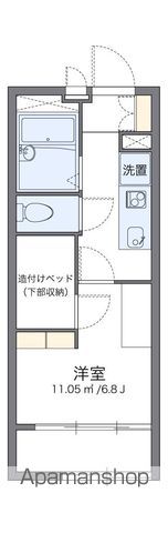 レオパレスエスペランサ横須賀の間取り写真