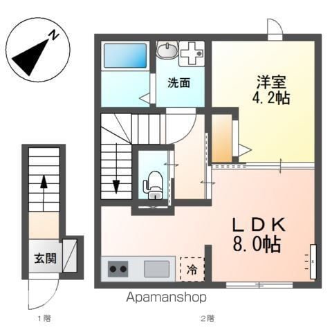 ペルシュワールの間取り写真