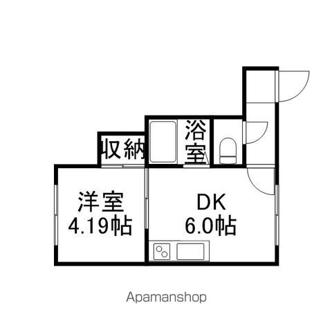 PLAZA 北斗の間取り写真
