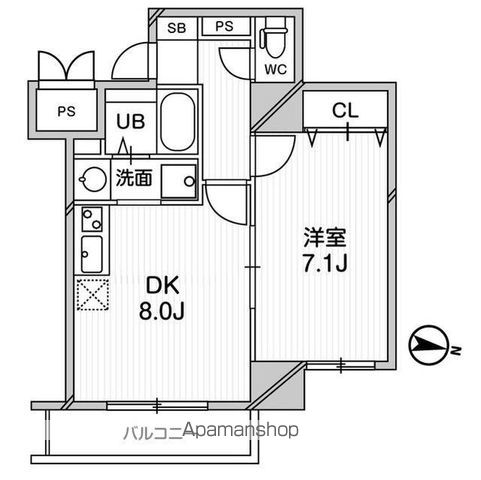 プレアデス千里山田の間取り写真
