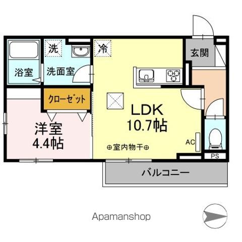 エレガンスコート 屋島の間取り写真