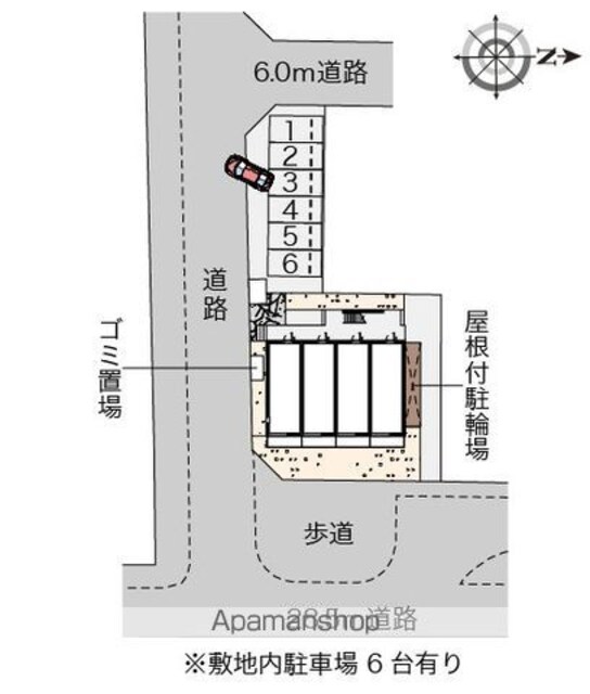 ミランダヴィーブルⅣ[1R/27.8m2]の配置図