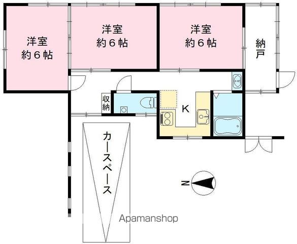 加納8丁目貸家の間取り写真