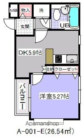 ローズマンションの間取り写真