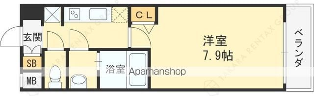 ディクス大阪城EASTレジデンスの間取り写真