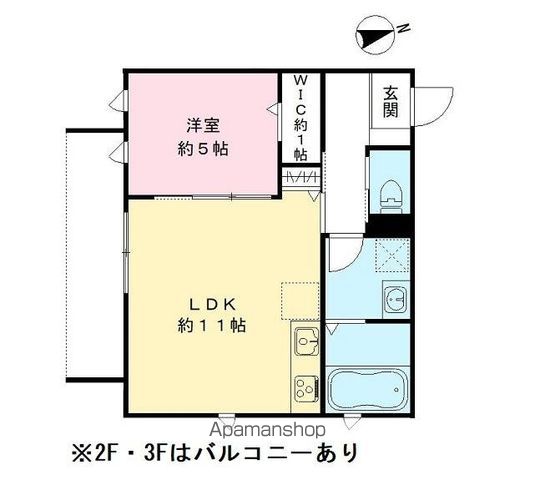 ＣＡＳＡ　ＦＩＯＲＩＲＥ　三社の間取り