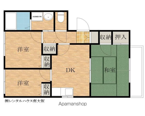 コスモ参番館の間取り写真