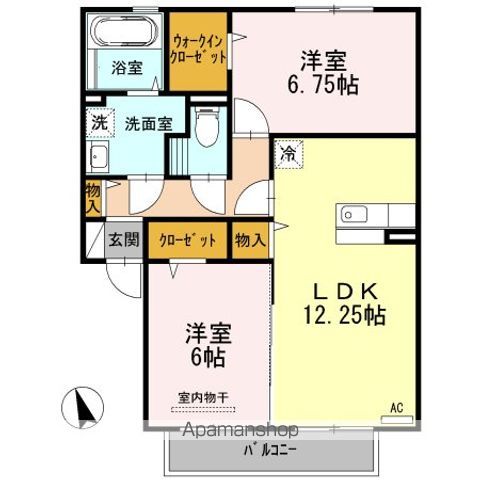 ABBEY ROAD II Aの間取り写真