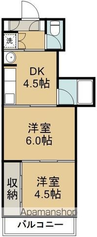 クレスト連坊の間取り写真
