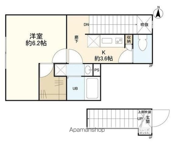 アステラホーム四谷大京町の間取り写真