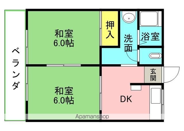 日吉マンションの間取り写真