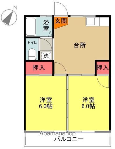 ヒルトップの間取り写真