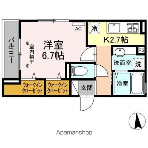 セジュール河辺の間取り