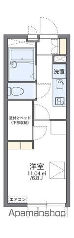 レオパレスファーレ8の間取り写真