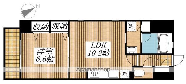 グランデュールⅢ江ノ島の間取り