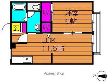 ライフステージ[1LDK/40.92m2]の間取図