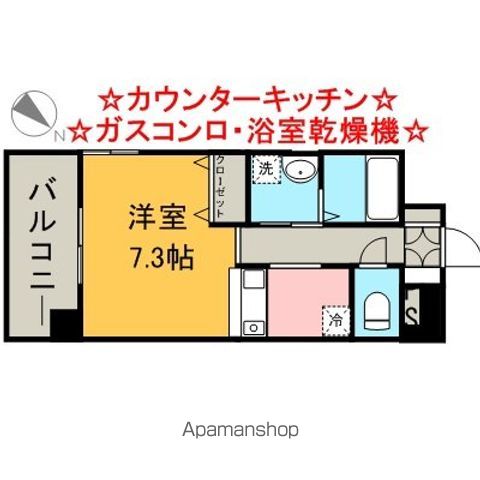 プレサンス鶴舞駅前ブリリアントの間取り写真