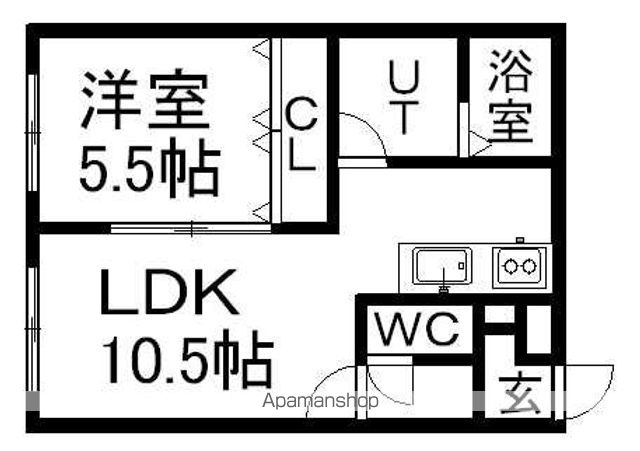ステージノア東札幌の間取り写真